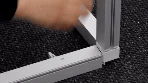 Modular Rack Two Section - 5 Tier Frame with Panels