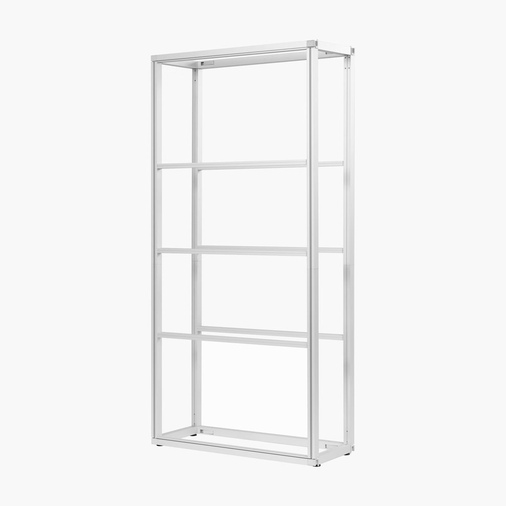 One Frame Rack Modular Rack One Section - 5 Tier Frame Only without Panels