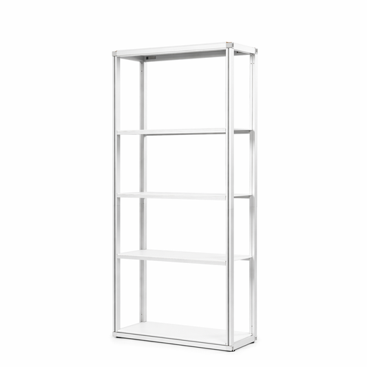Modular Rack One Section - 5 Tier Frame with Panels