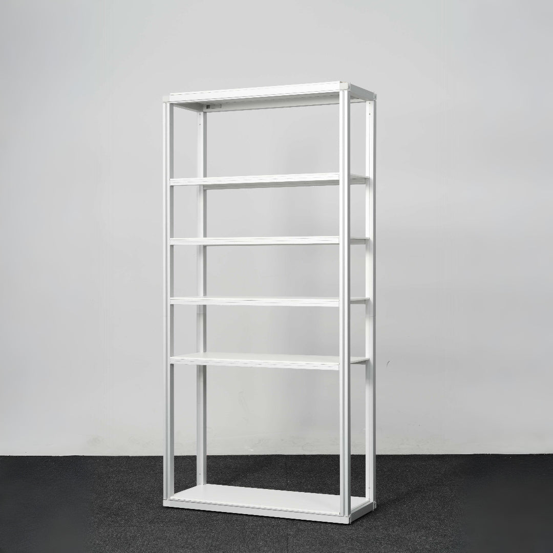 Modular Rack Single Frame - 5 Tier Frame with Panels