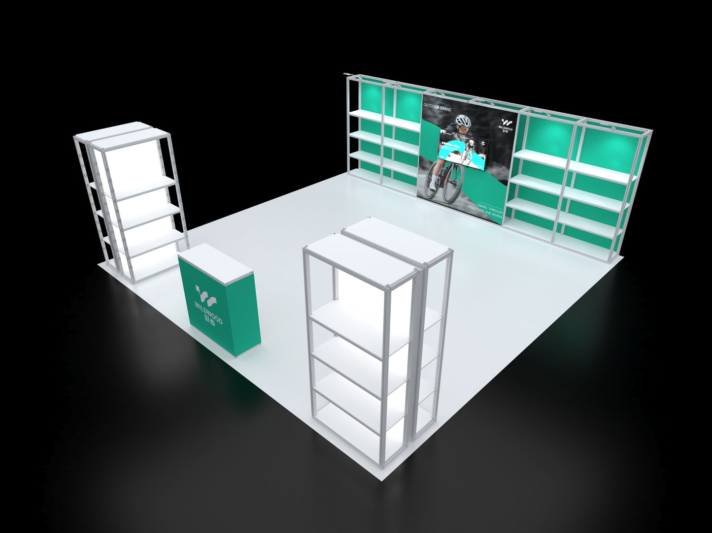 Modular Rack Kit 20 x 20 - 01