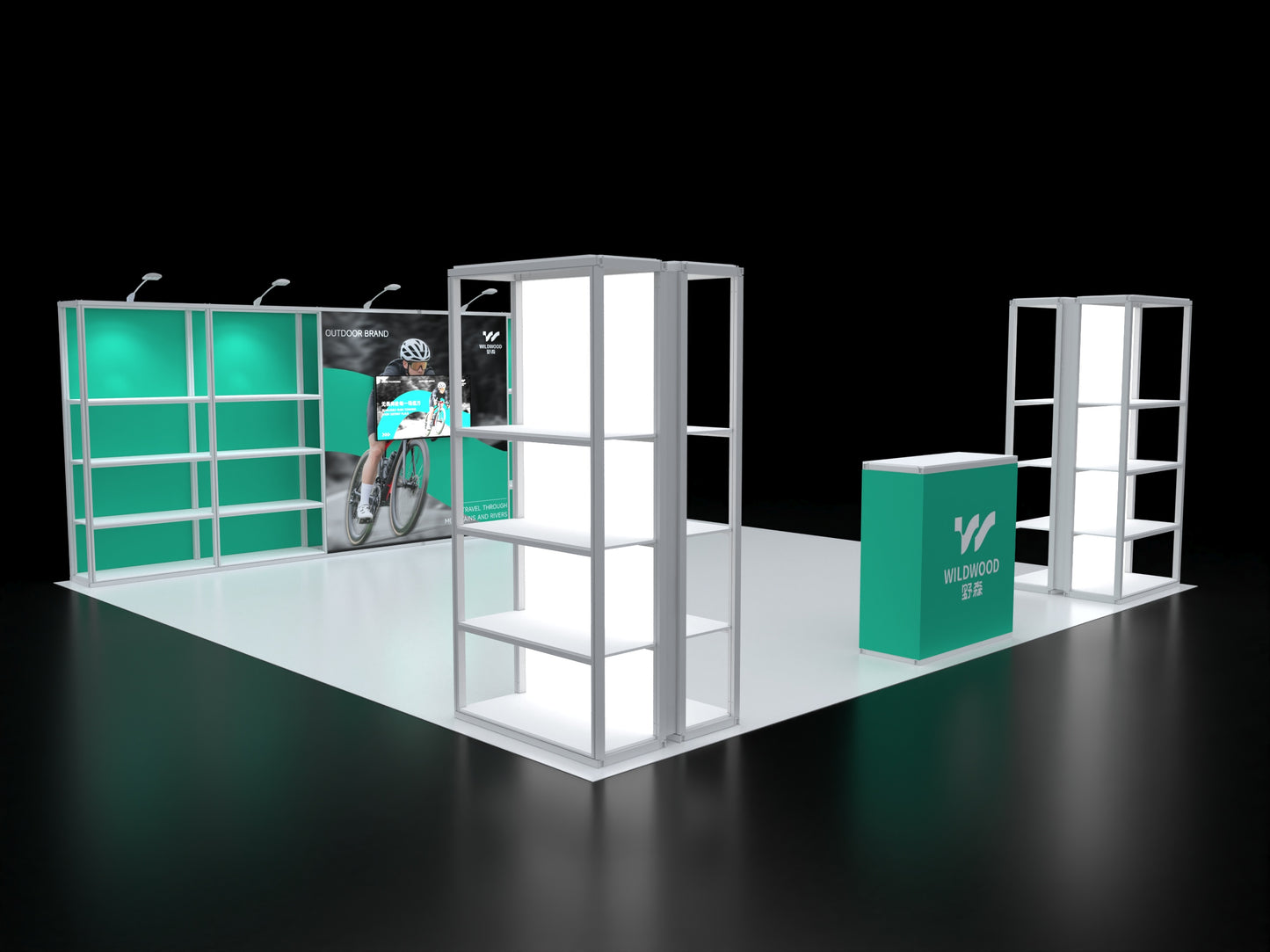 Modular Rack Kit 20 x 20 - 01