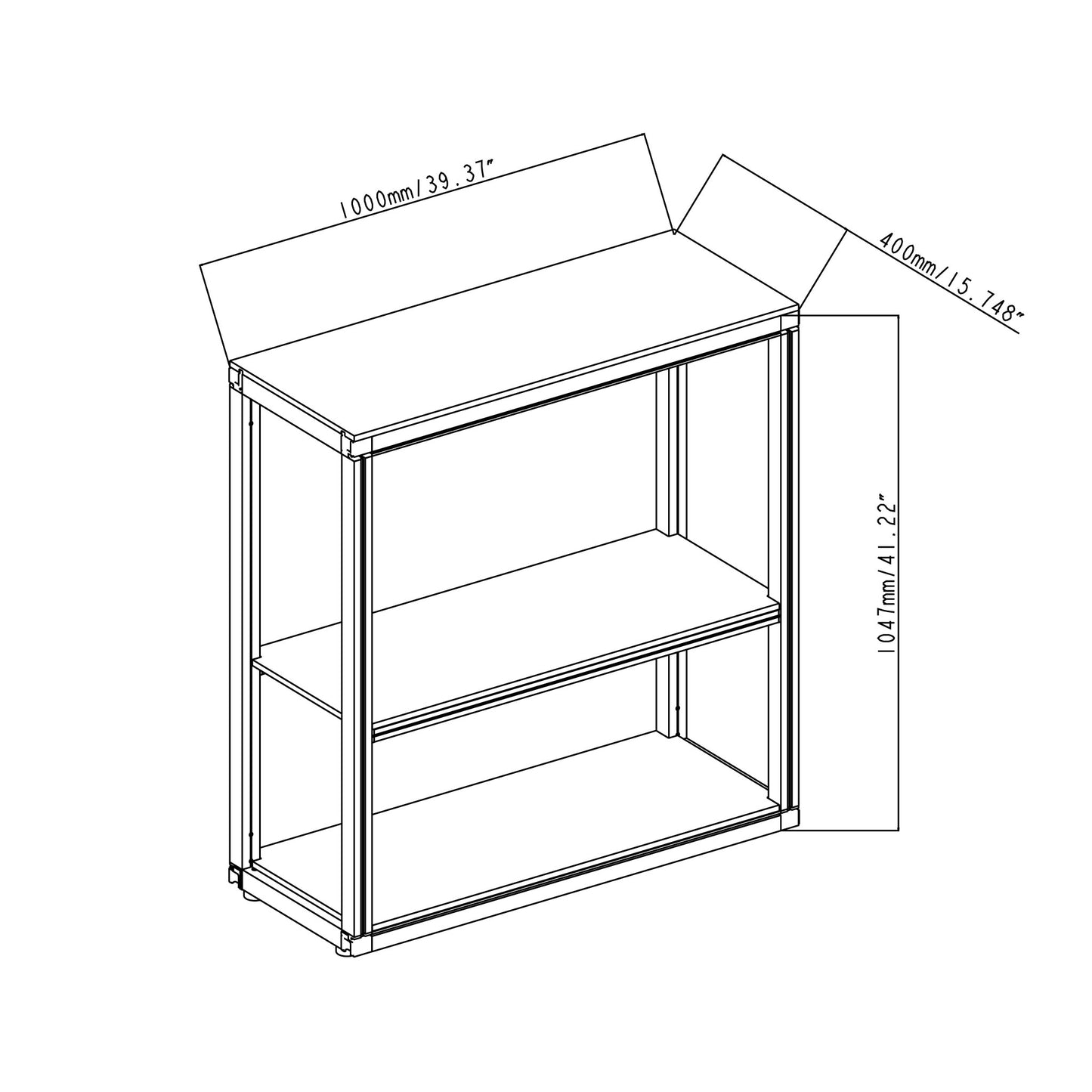 Modular Rack Counter with Panels