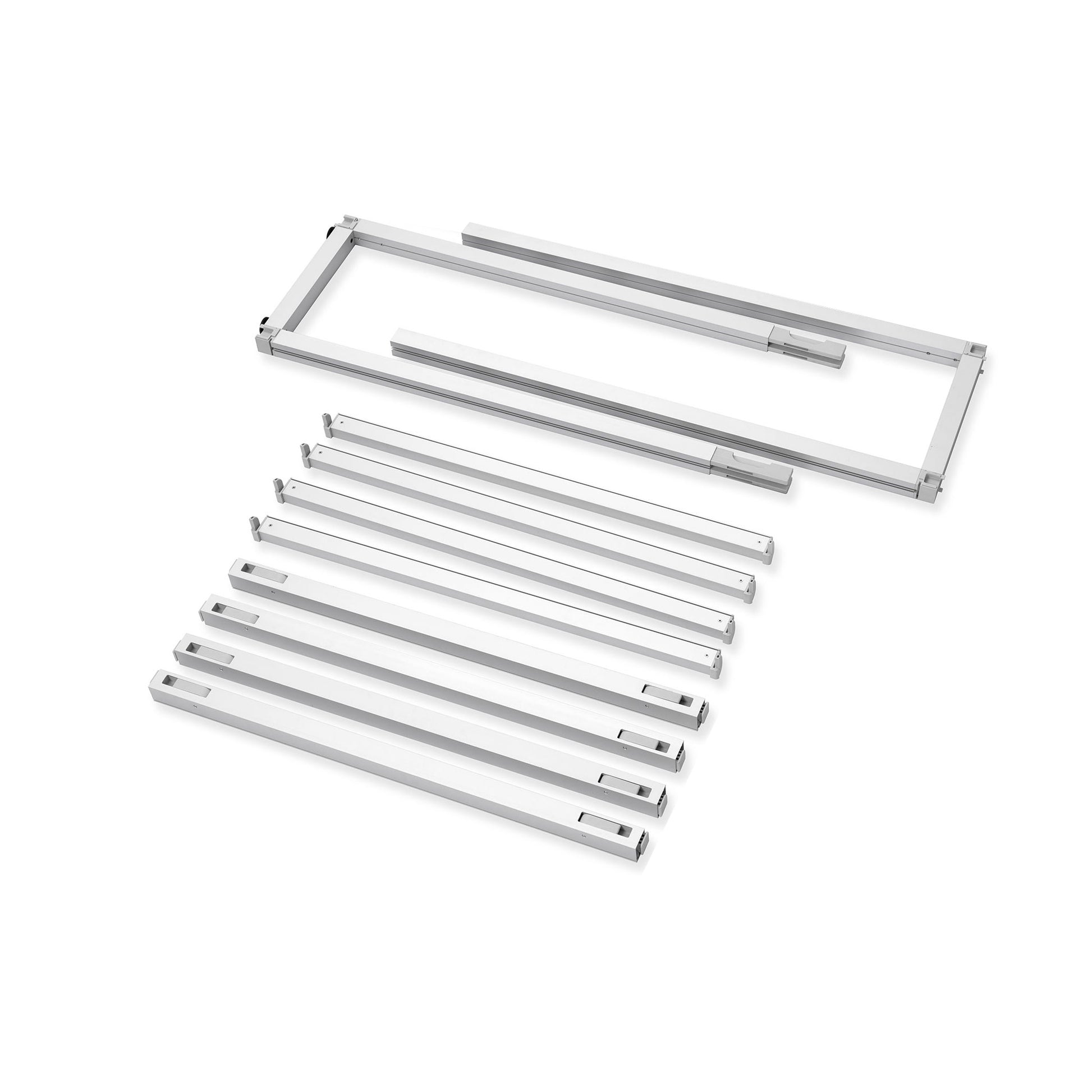 Modular Rack One Section - 5 Tier Extension Frame without Panels